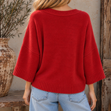 Keep it Casual Sweater RED