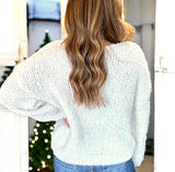 Holiday Shenanigans Sweater WHITE