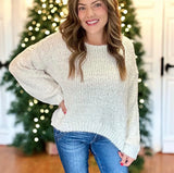 Holiday Shenanigans Sweater WHITE