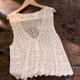 Keepsake Lace Tank/ONE SIZE