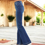 RISEN Low-Rise Flares DEEP BLUE