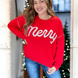 Merry Mood Pullover RED