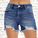 Tummy Control Mid Rise Shorts DARK