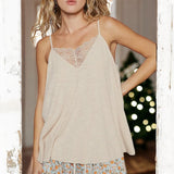 Outrider Lace Cami Almond
