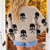 Graveyard Glam Sweater TAUPE