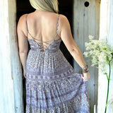 April Skies Midi Dress Purple