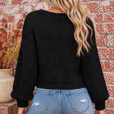 Comfort Knit Cardigan BLACK