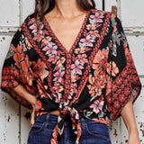 Midnight Bloom Top