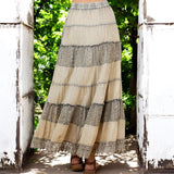 Vintage Rise Maxi Skirt