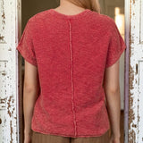 Hometown Summer Cotton Top RED