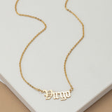 Old English Zodiac Pendant VIRGO