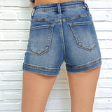 High Rise Front Pocket Shorts DARK