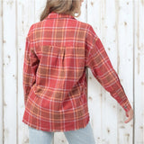Sunfaded Plaid Flannel