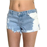 KanCan Mid Rise Bleached Babe Cut Offs