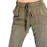 Olive Drawstring Pants