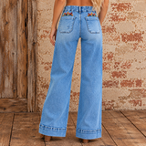 RISEN Wildflower Wide Leg Jeans