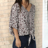 Paisley Haze Tie Top