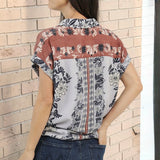 Out West Tie Top
