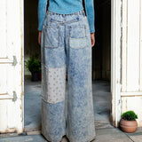 Patchwork Blues Pants