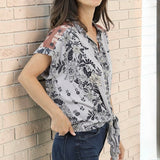 Out West Tie Top