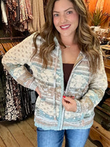 Morning Bloom Hoodie SKY