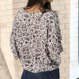 Paisley Haze Tie Top