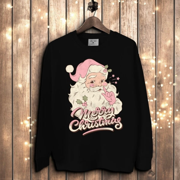 Merry Christmas  Crewneck BLACK