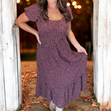 Autumn Whim Midi Dress