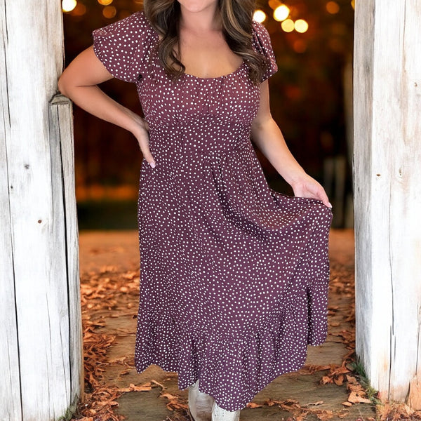 Autumn Whim Midi Dress