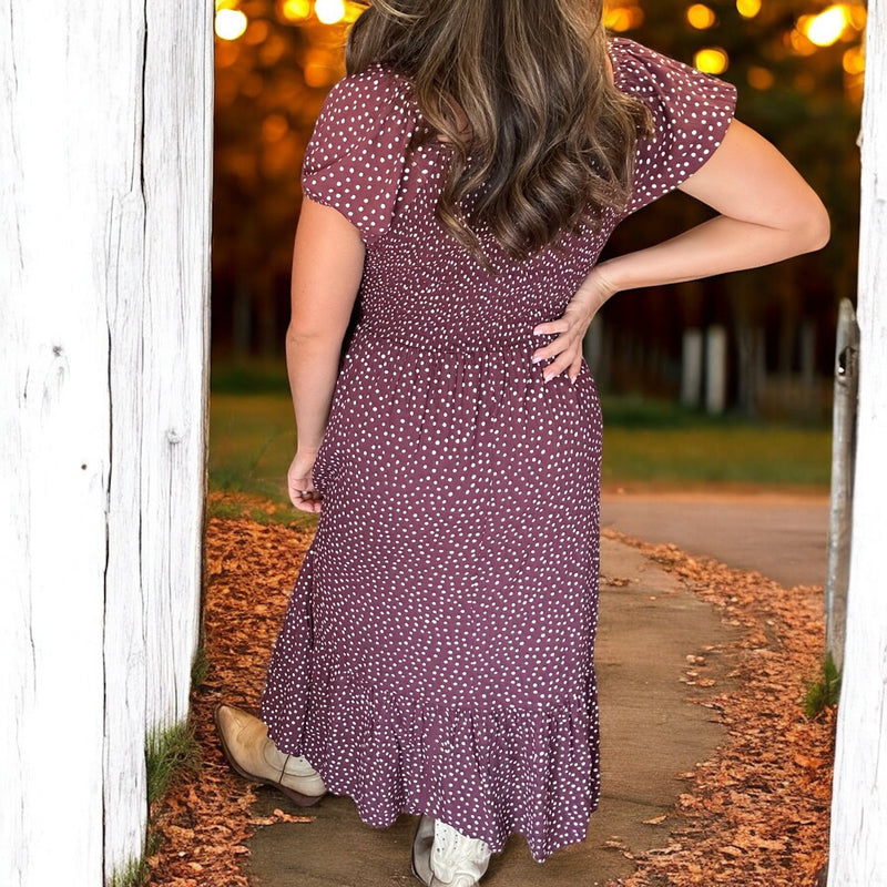Autumn Whim Midi Dress