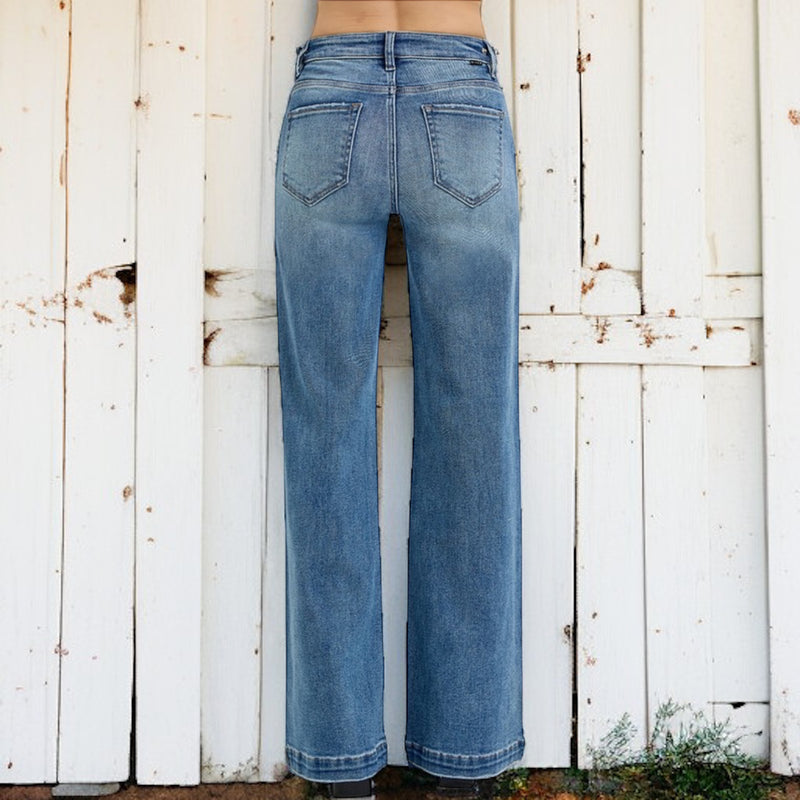 Risen Jeans Wide Leg