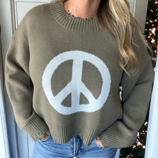 Prioritize Peace Sweater