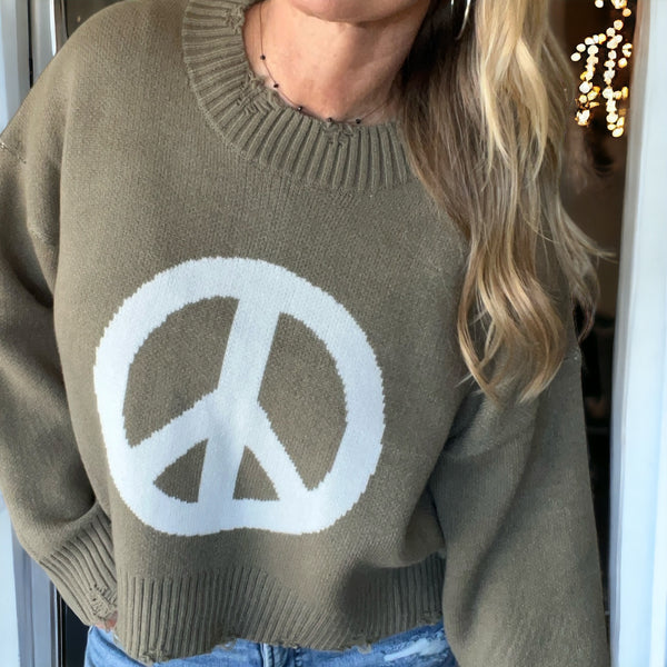 Prioritize Peace Sweater