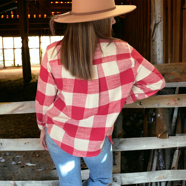 Buffalo Plaid Flannel RED