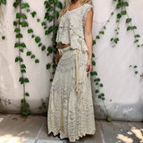Solstice Crochet Skirt/ONE SIZE