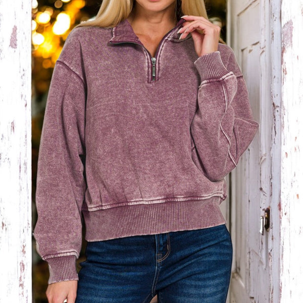 Sagebrush Pullover Eggplant