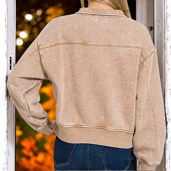 Sagebrush Pullover Camel