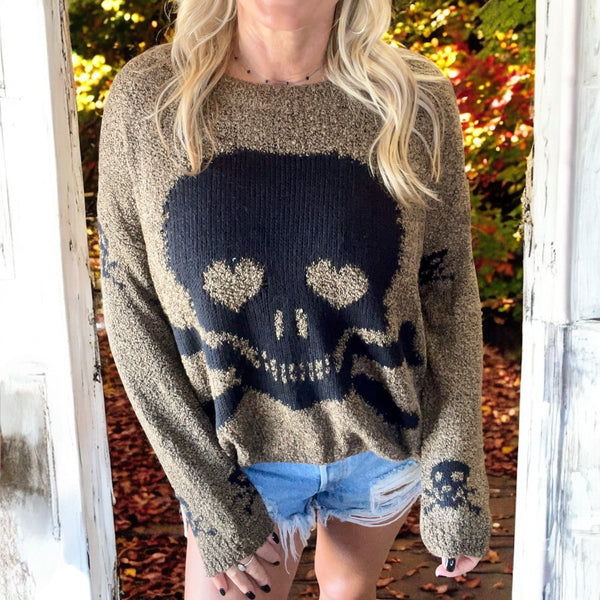 Heartbreaker Skull Sweater