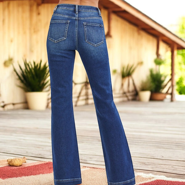 RISEN Low-Rise Flares DEEP BLUE