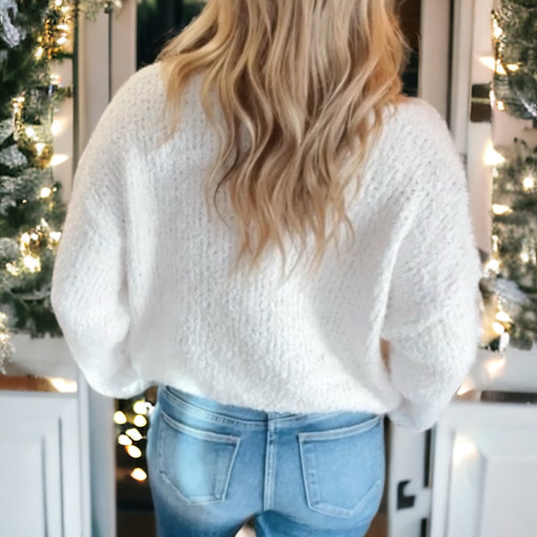 Cozy Pullover Sweater IVORY