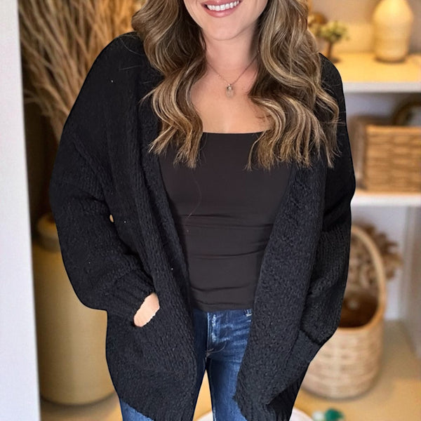 The Sunday Cardigan BLACK