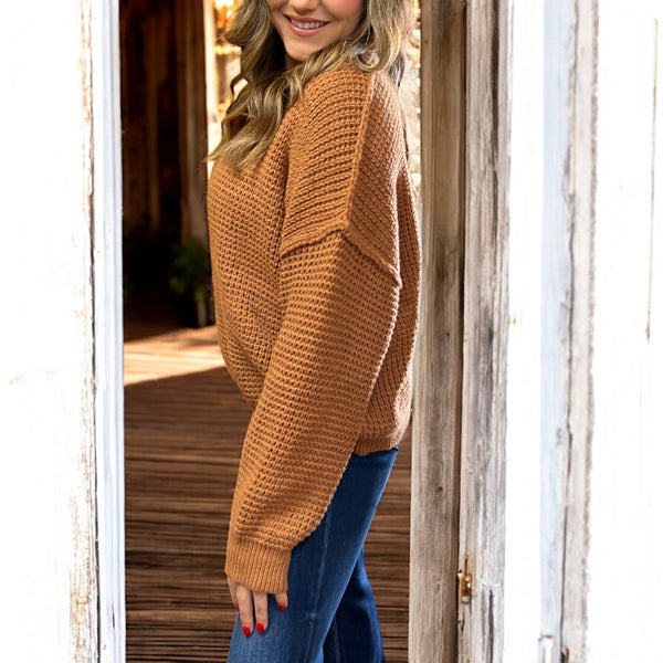 Harvest Knit Sweater RUST