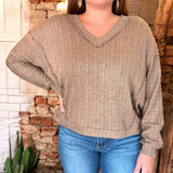 Far Too Good V Neck Sweater