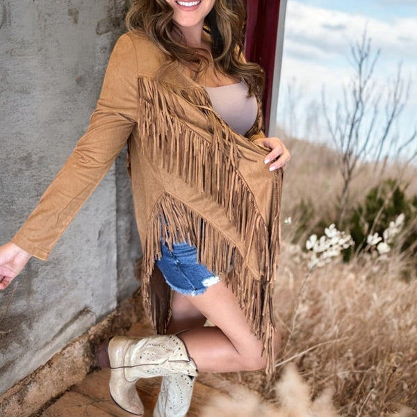 Cowgirl Canyon Fringe Duster