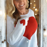 Red Heart Sweater