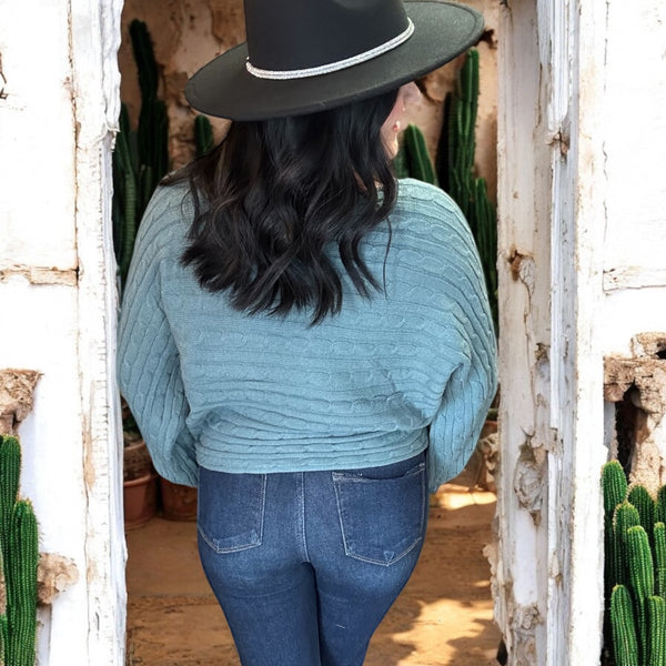 Vintage Teal Sweater