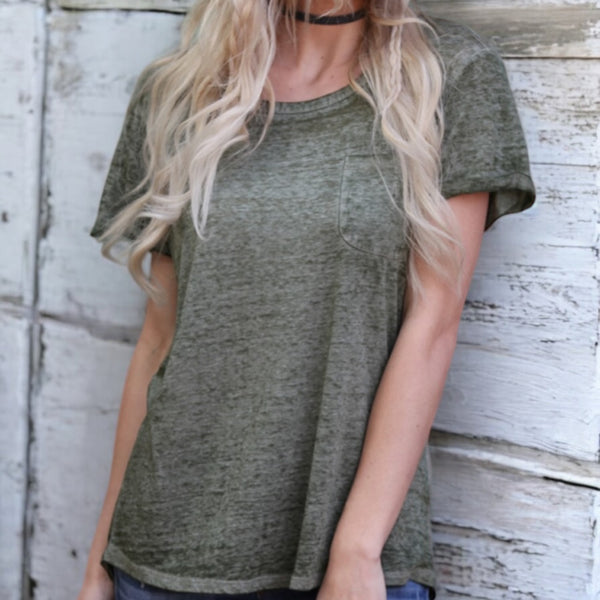 Spring Burnout Tee MOSS