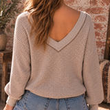 Soft & Slouchy V Neck ASH