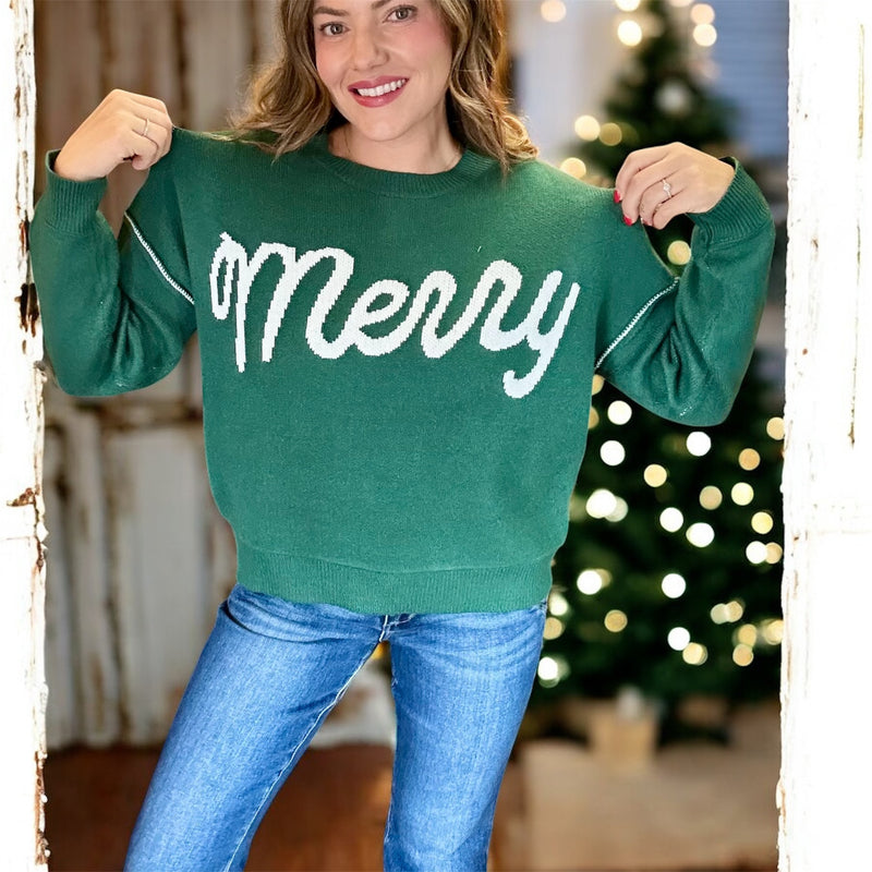 Merry Mood Pullover FOREST