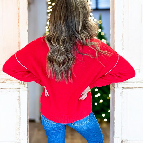 Merry Mood Pullover RED